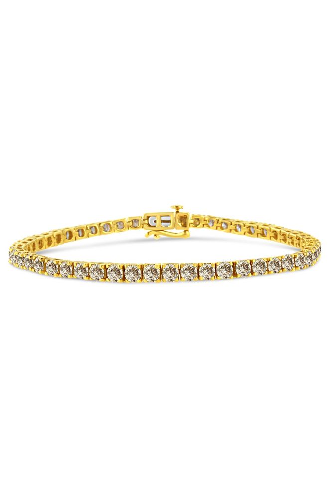 Plated 8.0 Cttw Diamond Classic Link Tennis Bracelet